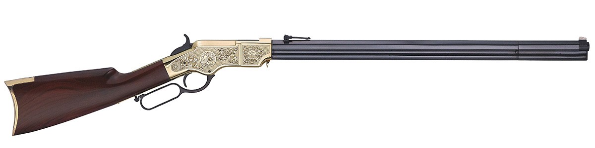 NEW ORIGINAL HENRY DELUXE ENGRAVED 25TH ANNIVERSARY EDITION .44-40 WCF 13RD 24.5IN BARREL H011D-25 - 556 Black Friday Promotion